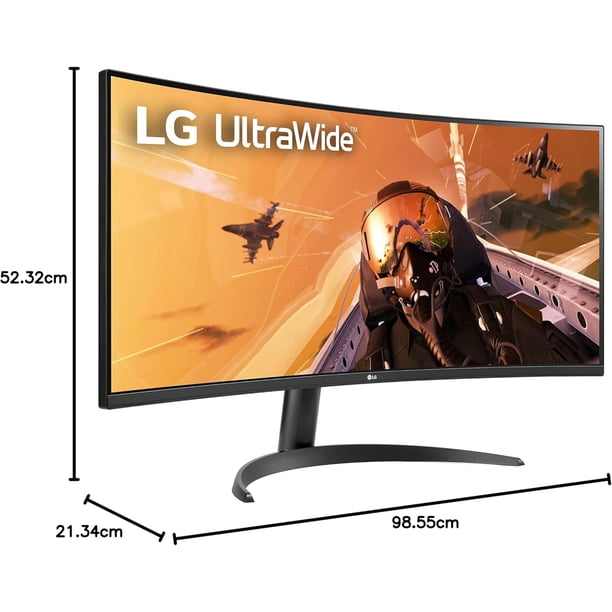 LG ゲーミング モニター UltraGear 160Hz 34WP60C-B LG 34-inch UltraWide Monitor 34WP60C-B, 5ms GtG, UltraWide Display