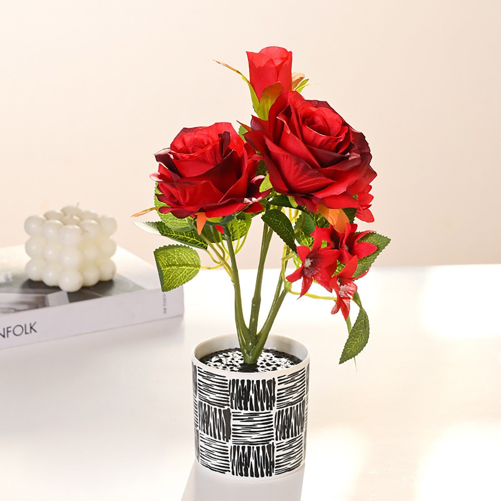 Eforcase Orsacchiotto Con Girasoli Artificiali - Regalo Per Festa Della Mamma, Compleanno E Fidanzata, Floreale E Amorevole