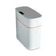 thumbnail image 2 of Smart Sensor Trash Can IPX5 Waterproof Automatic Induction Bathroom Garbage Bin Dustbin Rubbish Waste Bucket Living Room Gray White, 2 of 9