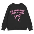 thumbnail image 4 of Zshosam Crewneck Sweatshirts for Girls Toddler Girls Sweatshirts Long Sleeve Tops Kids Pullover Print Shirt,Black 3 Years, 4 of 4