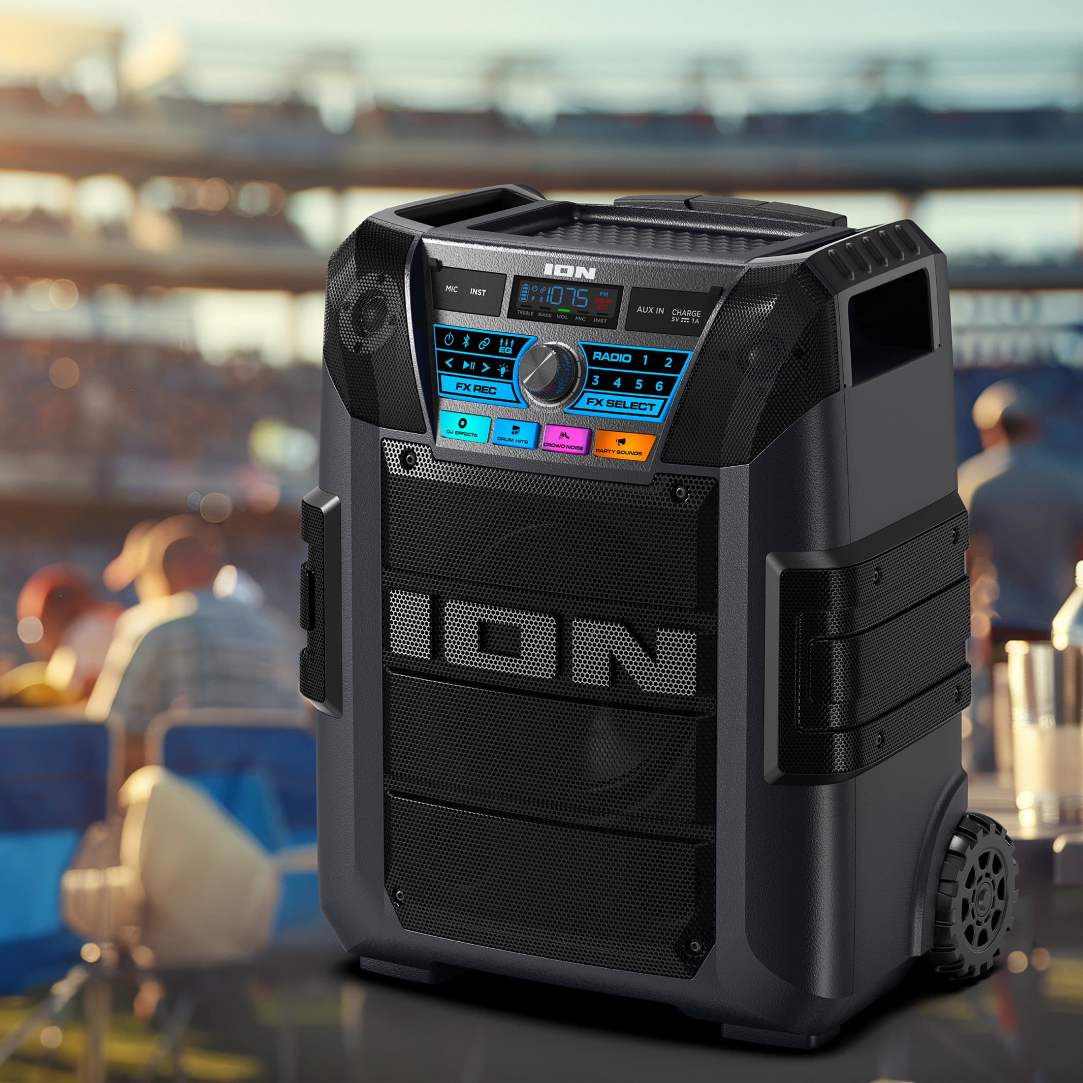 ION Audio Tailgater XL - Portable All-Weather Speaker with Premium 5-Speaker Sound