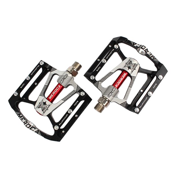 Pedales de bicicleta de diseño hueco antideslizante Piezas de pedal Negro Sunnimix Pedal de bicicleta ligero