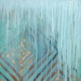 thumbnail image 2 of Pinto, Patricia 12x12 Black Ornate Wood Framed with Double Matting Museum Art Print Titled - Lluvia, 2 of 4