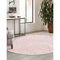 thumbnail image 3 of Rugs.com Lennon Collection Rug – 3 Ft Round Pink Medium Rug Perfect For Kitchens, Dining Rooms, 3 of 9
