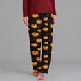 thumbnail image 2 of Miqool Halloween Pajamas Pants Women Cartoon Lightweight Comfy Lounge Bottom Home Pjs Loungewear Sleepwear, S-5XL, 2 of 5