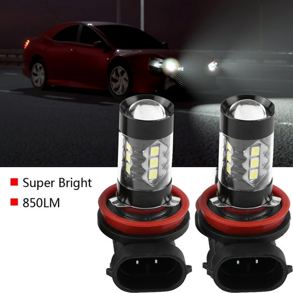 Car Fog Light Bulbs, 2 Pcs H11 H8 12V-24V 80W Car High Power Bright LED Fog Daytime Light Bulbs For Car Fog Light Bulbs Replacement