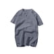 thumbnail image 2 of pstuiky camisetas de hombre, Camisa estilo vintage informal de color liso con cuello en V y manga corta para hombre camisetas de hombre xxxxl, 2 of 5