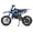 Blue, variant on MX 49cc 2-Stroke Gas Powered Mini Dirt Bike for Kids 13+, 24MPH Off-Road Youth Motorcycle with Dual Disc Brakes, Shock Absorber & Throttle Limiter
