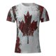 thumbnail image 2 of Fiudx Liquidación de Ahorros de Verano Camiseta Estampada a La Moda para Mujer, Blusa de Manga Corta, Tops Informales con Cuello Redondo, 2 of 4