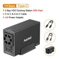 thumbnail image 1 of MAIWO 10Gbps 3.5 Inch Dual Bay External Hard Drive Enclosure Case USB3.1 Type-C HD Array box for 2.5/3.5 Inch HDD Case With RAID, 1 of 5