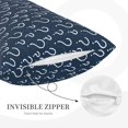 thumbnail image 3 of Naloa Question Marks Pillowcase, Throw Pillowcase, Wrinkle-Free, Stain-Resistant with Hidden Zipper for Bedroom Sofa-20"x30", 3 of 6