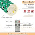 thumbnail image 5 of Panda Flower Pattern Flameless Candles 2 PCS with Remote Realistic Moving Flame LED Tapered Pillar Set for Home Decor, 5 of 7