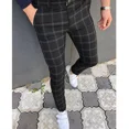 thumbnail image 2 of Pantalones Skinny De Gabardina Traje Recortados Casuales, 2 of 6