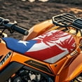 thumbnail image 3 of Uorisanigo ATV Seat Covers Compatible with Polaris Sportsman Polaris Scrambler Honda Rancher, Accessories for Sportsman Puerto Rican Flag ATV Seat Cover Replacement, 3 of 7