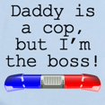 thumbnail image 2 of CafePress - Daddy Is A Cop But Im The Boss Body Suit - Long Sleeve Cotton Baby Bodysuit, 2 of 4