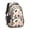 Cat and Paw, variant on Black and Gray Cat and Dog Paw Print Cute School Backpack Bag with Padded Back and Adjustable Shoulder Straps 16.9 X 12.6 X 5.9 Inches