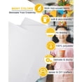 thumbnail image 3 of Tela de fieltro Ableme Deco, 183 x 45 cm, color blanco, 1 mm de grosor, 3 of 7