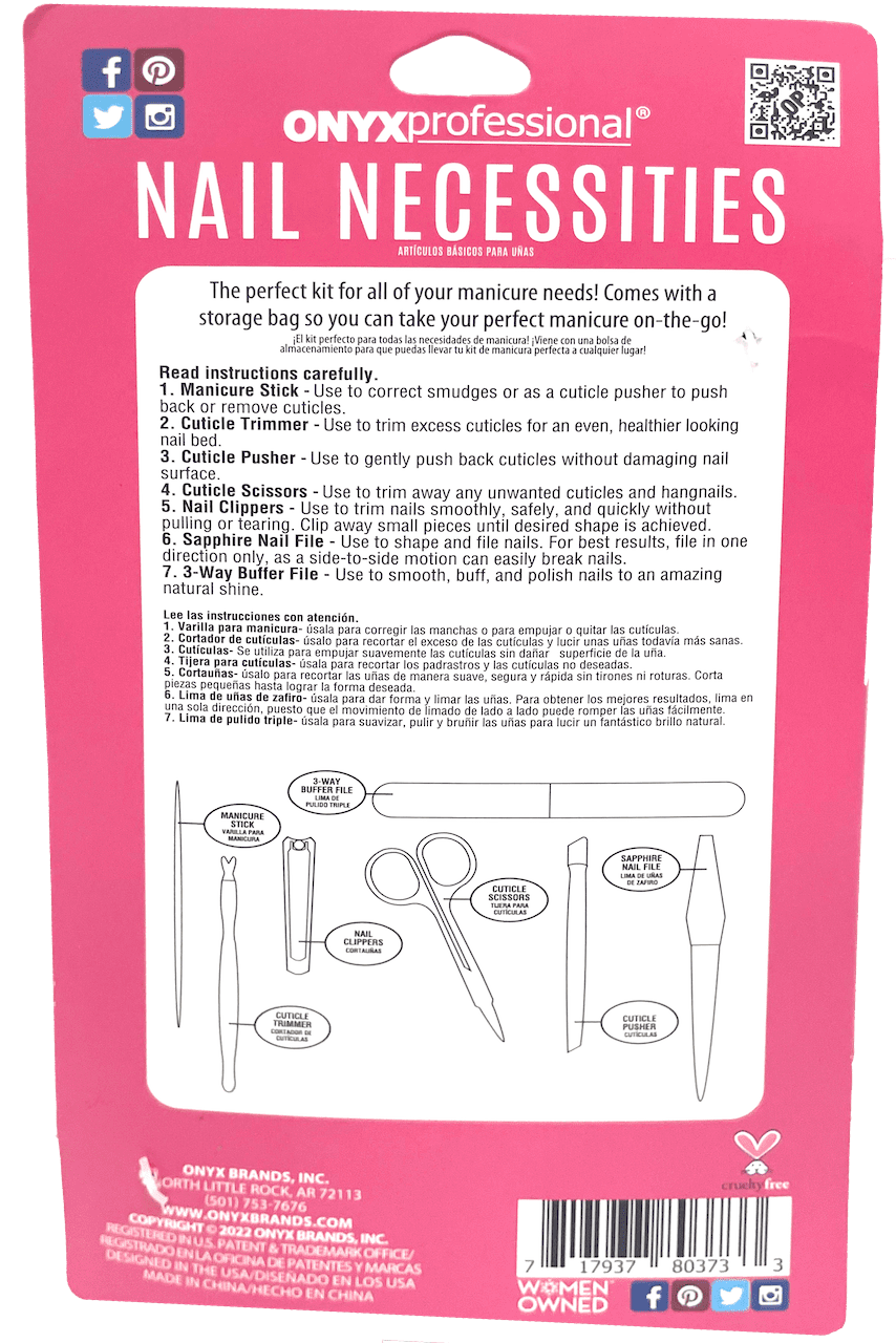 Onyx Professional Nail Necessities - Pink