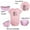Pink, variant on iDzn Pack of 2, I'll Have Your Finest House White & Little Peanut Pregnancy Announcement Rompers For Babies, Newborn Baby Unisex Bodysuits, Infant Jumpsuits, Toddler 0-24 Months Kids One-Piece Oufits