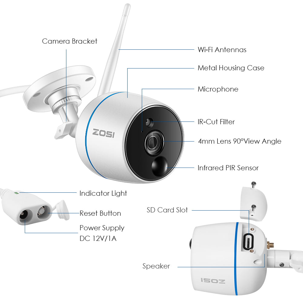 wireless cctv camera with motion sensor