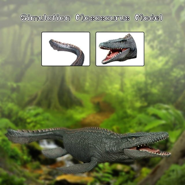 Realistic Large Mosasaurus Model Lifelike Dinosaur Model Figure Playset Model Cubes for Kids Build Thick It Game Table for Kids 13 And 1 Alphabet Board Wooden Handheld Games for Toddlers Age 2-3