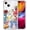 Leopard Pentagram Lightning Bow, variant on Compatible with iPhone 16e Case, Clear Four Corner Shockproof Airbags, Ultra-Thin Anti-Slip Design Military-Grade Protection Case - Sea Jellyfish Lemon