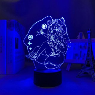 Lampada Led Plexiglass Ken Kenshiro Serie Anime