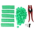 thumbnail image 2 of Livestock Ear Tag and Pliers Set Stainless Steel Cattle Ear Tagging Pliers, Convenient and Efficient, Ergonomic Design, for Farm Animal Identification, 2 of 7