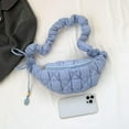 thumbnail image 4 of Quilted Crossbody Sling Bag Puffer Crossbody Fanny Pack Waist Bag Nylon Puffy Shoulder Bag Quilted Padding Crossbody Purse for Women, 4 of 6