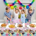 thumbnail image 3 of 81Pcs Princess Birthday Party Supplies,Princess Party Tableware Set,Table Cover - Plates - Napkins and Knife Fork Spoon, Serves 10 Guests, 3 of 5