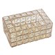 thumbnail image 2 of Adornos Decorativos De Escritorio De Caja De Pañuelos De Cristal De Metal Rectangular De Estilo Europeo Yuarrent HA029087-00, 2 of 6