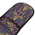 thumbnail image 2 of Dailycode Double Sided Oven Mitt with Loop Heat Resistant Kitchen Long Potholders 7" x 35" Fleur De Lis and Beads, 2 of 6