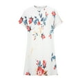 thumbnail image 5 of IROINNID Summer Dresses for Women 2024, Plus Size Women Outfits Short Dresses with Round Neck and Short Sleeve Loose Summer Dresses, 5 of 6