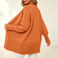 thumbnail image 7 of QGJZVUNL Long Cardigans for Women with Pockets Fall Winter Knitted Long Sleeve Sweaters Coats Size S, 7 of 7