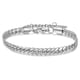 thumbnail image 5 of Minnieouse de 6MM de espesor, brazalete de acero de titanio, estilo moderno, accesorio de moda para hombres y mujeres, cadena de mano trenzada color acero 2Conjunto, 5 of 6