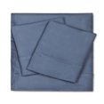 thumbnail image 1 of TRIDENT Queen Sheet Set- 300TC- 100% Cotton, Sateen Weave, 16 Inch Deep Pocket, Luxury Hotel Bedding Sheet Set, Oeko-Tex Certified, 4 Piece, Techno-fit, Trivana Collection (Cadet Blue), 1 of 9