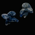 thumbnail image 3 of 2 Soaring Carved Sodalite Eagle Animal Beads | 18x18x7mm | Blue white | 2 Beads, 3 of 12