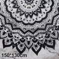 thumbnail image 4 of Fabric Mandala Flower Print Tapestry-MDL3-150*130cm, 4 of 5