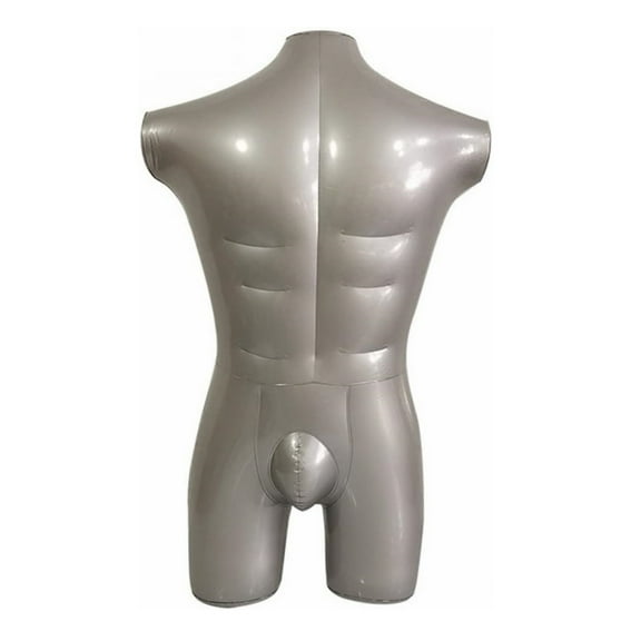 Inflatable Mannequin Male Half Body Dummy Model Clothes Display Torso