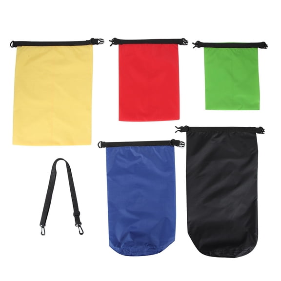 6Pcs Waterproof Dry Bag Set for Kayaking Boating,Drybag Outdoor Storage Bags for Canoeing Camping Swimmin