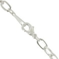 thumbnail image 4 of Necklace Chain Set Of 2 Silver Tone Link 24" 18" Ladies Adult Female, 4 of 5