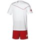 thumbnail image 1 of Lotto - Equipacíon/Conjuto camiseta de manga corta-pantalón de futbol para hombre (Blanco/Rojo llama) Lotto UTRW820_P, 1 of 2