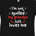 thumbnail image 4 of Inktastic I'm Not Spoiled My Grandpa Just Loves Me Boys or Girls Toddler T-Shirt, 4 of 5