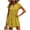 Yellow(New&Hot), variant on TRUNZI Beach Cover Ups for Women Short Sleeve V Neck Flowy Loose Fit Lightweight Bathsuit Swimwear Dresses Navy L