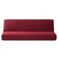 thumbnail image 1 of Transemion Sofa In Style Armless Sofa Bed Cover With Soft And Elastic Easy To Install And Clean Furniture Cover Winered, 1 of 6