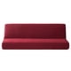 thumbnail image 1 of Funda de sofá elástica Kearding poliéster duradera sin brazos Vino rojo, 1 of 6