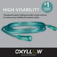 thumbnail image 4 of Oxyllow 5 Count 7ft Crush-Resistant Clear Blue Oxygen Tubing Set with Female Hose Connection, 4 of 8