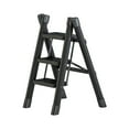thumbnail image 4 of Folding Ladder Space Saving Non Slip Thickened Foldable Black Folding Step Stool Three layers, 4 of 9