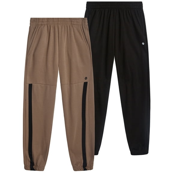 RBX Boys Sweatpants - 2 Pack Active Performance Soft Fleece Jogger Sweatpants with Pockets