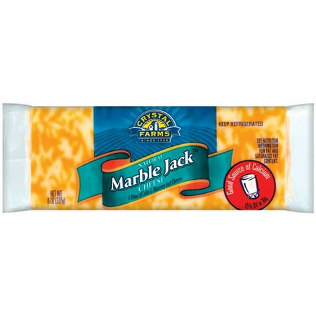 Crystal Farms Marble Jack Cheese, 8 oz